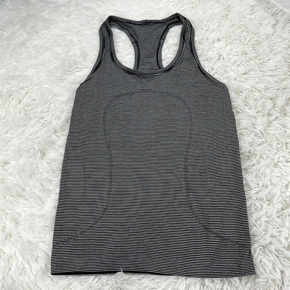Lululemon Swiftly Tech Tank Stripe Black White - Picture 1 of 4